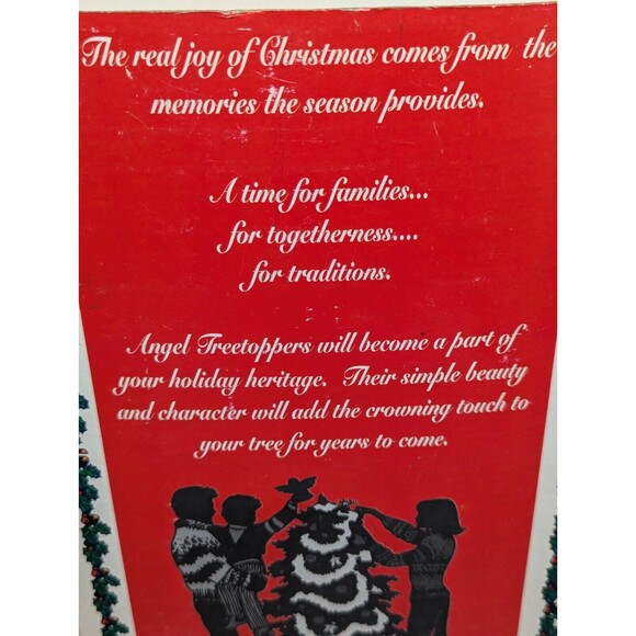 JOELSON INDUSTRIES Angel Tree Topper Holiday Traditions VTG 1996 XMMT-12 - Picture 7 of 9